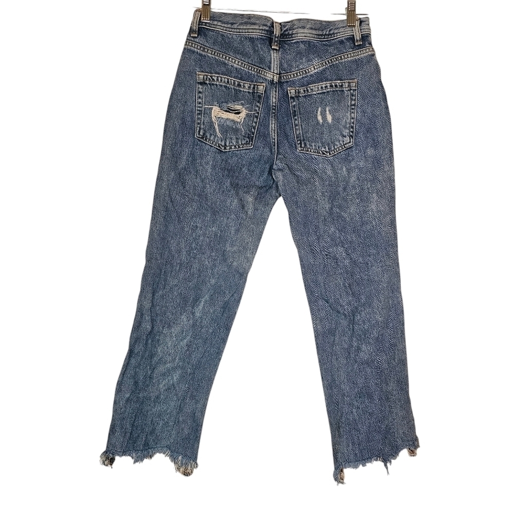Free People Women's Maggie Mid-Rise Straight Leg Jeans - Picture 9 of 12
